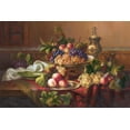thumbnail image 2 of Viktoria 24x17 White Modern Wood Framed Museum Art Print Titled - Still Life with Fruits I, 2 of 4
