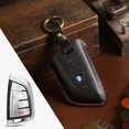 thumbnail image 1 of Car Key Fob Cover Case Protector For BMW Car Key Case Fob Cover Leather Handmade Blade Key, 1 of 20