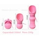 thumbnail image 2 of Taza De Agua Para Mascotas Botella De Agua Plegable Portátil Xtellar rosa, 2 of 4