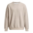 thumbnail image 4 of Curuila Mens Sweatshirt Loose Fit Long Sleeve Solid Color Crew Neck Pullover Sweatshirts Everyday Wear Comfort Pullover Tops Size 3Xl, 4 of 4
