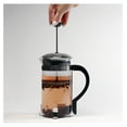 thumbnail image 6 of French Press Coffee Maker - 8 Cup (32oz) Glass Coffee Press, Stainless Steel, Black, 6 of 6
