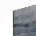 thumbnail image 2 of Luxe Metal Art 'White Out In Blue I' by Grace Popp, Metal Wall Art, 16"x24", 2 of 9