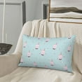 thumbnail image 4 of Plush Throw Pillow Covers, milk tea F Pillow Cases with Invisible Zipper, Breathable Microfiber Pillow Cases Standard Size for Sleeping Bedroom Sofa Living Room 14x20, 4 of 5
