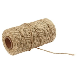 Craft County - Household Cotton White Twine Twisted String - Medium Weight  - 200 feet