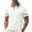 White, variant on successthop Collar Shirts for Men Big and Tall Short Sleeve TShirt Pullover Tops with Button Summer Plaid Clothes Black XS