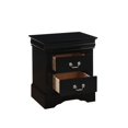 thumbnail image 4 of Hassch Modern Nightstand with 2 Storage Drawers Accent Bedside Table for Bedroom Living Room, Black, 4 of 6