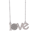 thumbnail image 1 of Pendentif Collier Illusion Lignes Répétant Ellipse Amour Bijou Charme, 1 of 3