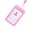 Pink, variant on Tswift Id Badge Holder Portable Colorful Employee Plastic Id Card Holder Name Tag Lanyard Neck Strap Business Card Holder Black on Sale