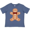 thumbnail image 3 of Inktastic Cute Gingerbread Man with Red Plaid Bowtie Boys or Girls Toddler T-Shirt, 3 of 5