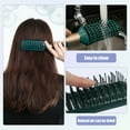 thumbnail image 2 of Unique Bargains Hair Comb Detangling Brush with Ball Tipped Bristles for All Hair Types Green, 2 of 7
