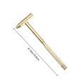 thumbnail image 6 of 6-in1 Small Hammer with 3 Screwdriver Heads Compact Design Portable Brass Hammer Screwdriver Tool, 6 of 8
