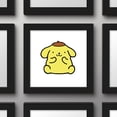thumbnail image 3 of Gallery Pops Sanrio Pompompurin - Pompompurin Character Portrait Wall Art, Black Framed Version, 12" x 12", 3 of 5
