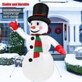 thumbnail image 5 of 8FT Christmas Inflatables Snowman Outdoor Decorations, Blow up Snow Man Yard Decor Built-in Bright LED, Weatherproof Holiday for Garden Patio Lawn Party Xmas Gifts, 5 of 10