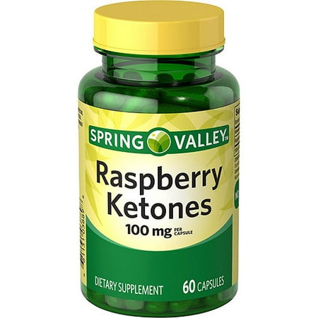 Spring Valley Raspberry Ketones Ctules, 100 mg, 60 Ct