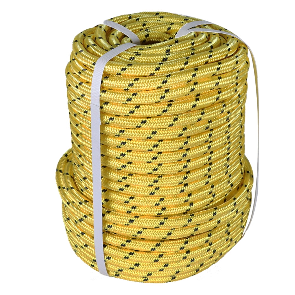 SINYLOO Brown Twisted Polyester Rope 1/2 inch x 50 feet - Strong Rope for  Swing Pulling Camping Sailing Marine Anchor line Crafts- Utility Outdoor  Rope - Yahoo Shopping