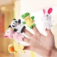 thumbnail image 5 of 10 Pack Finger Puppets - Soft Plush Animals Finger Puppet Toys For Kids, Mini Plush Toy For Boys Girls, Party Favors For Shows, Playtime, Schools, 5 of 5