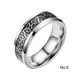 thumbnail image 4 of Anillo de moda Minnieouse amuleto grabado Acero inoxidable ancho, 4 of 6