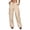 Khaki, variant on Vedolay Pants Women Women's V Cross Waist Tummy Control Leisure Pants Sports Leg Bell Bottom Pants,Brown S