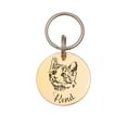 thumbnail image 2 of Dog Tags - Dog Portrait Tag - Custom Pet Portrait - Dog Tags for Dogs Personalized Double Sided - Photo Engraved Dog Tag Gift for Dog Mom, 2 of 8