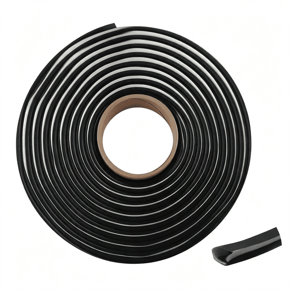 HIBIBUD 19.68Ft Car Butyl Sealant Tape,6Mm Car Headlight Sealant Tape for Waterproofing and Sound Insulation,Elastic Cars Butyl Rope for Windshield/Door Cars Accessories