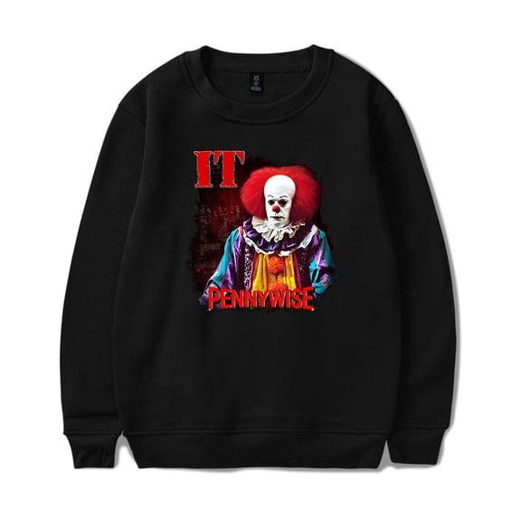 XUANXIAOJIANG Welcome to Derry Sportswear trendy pattern men's and women's fashionable long sleeved round neck pullover