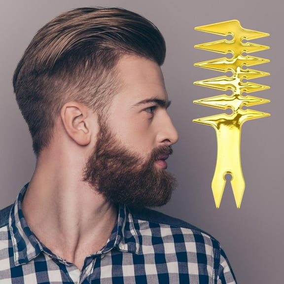 AURARMLET Yellow ABS Durable Styling Comb for Hairdressing Smooth Teeth Ergonomic Design 1Pc