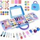 thumbnail image 1 of Bolsa de maquillaje para niños Juego de juguetes para niñas Regalo de cumpleaños Seguridad 48 piezas, 1 of 5