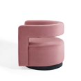 thumbnail image 6 of Armchair Accent Chair, Velvet, Pink, Modern Contemporary Urban Design, Living Lounge Room Hotel Lobby Hospitality, 6 of 9