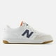 thumbnail image 1 of New Balance 480 BB480LFD White/Navy Width D Lifestyle Shoes Men's Women's, 1 of 5