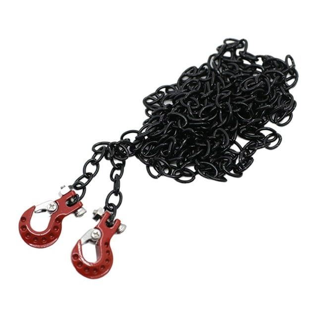Cadena de que con de que para reemplazo de vehículos o rojo Zulema Cadena de gancho de remolque de coche RC