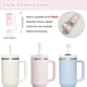 thumbnail image 3 of Juego de Accesorios para Tazas Stanley - 6 Tapones Silicona a Prueba de Derrames, 2 Tapas Cubiertas para Popotes (9-10mm), 1 Botín de Silicona Mor para Vasos de 30oz y 40oz, 3 of 4