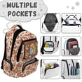 thumbnail image 7 of Bulopur Capybara Kids Backpack for Girls Boys, Kawaii Animal Print School Bag Lightweight/Breathable/Durable/Waterproof Multi-Pocket Book Bag for Kids 6-12, 7 of 7