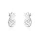 thumbnail image 1 of Aretes de plata .925 BELLAPLATA MF broquel Piñas de plata con cortes diamantados, 1 of 4