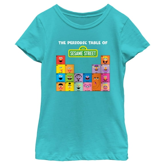 Girl's Sesame Street The Periodic Table Graphic T-Shirt