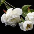 thumbnail image 4 of Ramo de bricolaje de flores de peonía artificial Blanco, 4 of 9