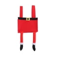 thumbnail image 1 of Bolsa de dulces navideña con adorno decorativo para medias, bolsas de golosinas navideñas Papá Noel rojo, 1 of 9