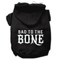 thumbnail image 3 of Pet, Dog  Cat Hoodie Screen Printed, "Bad To The Bone", 3 of 11