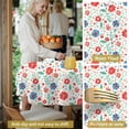 thumbnail image 5 of Pioneer Flower Floral Print Pattern Round Tablecloth 60 X 60 Inch, Wrinkle Resistant Wipeable Table Cloth for Kitchen Dining Picnic Patio Party, 5 of 6