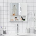 thumbnail image 2 of kleankin Bathroom Mirror Cabinet, Wall Mounted Medicine Cabinet, 2 of 9