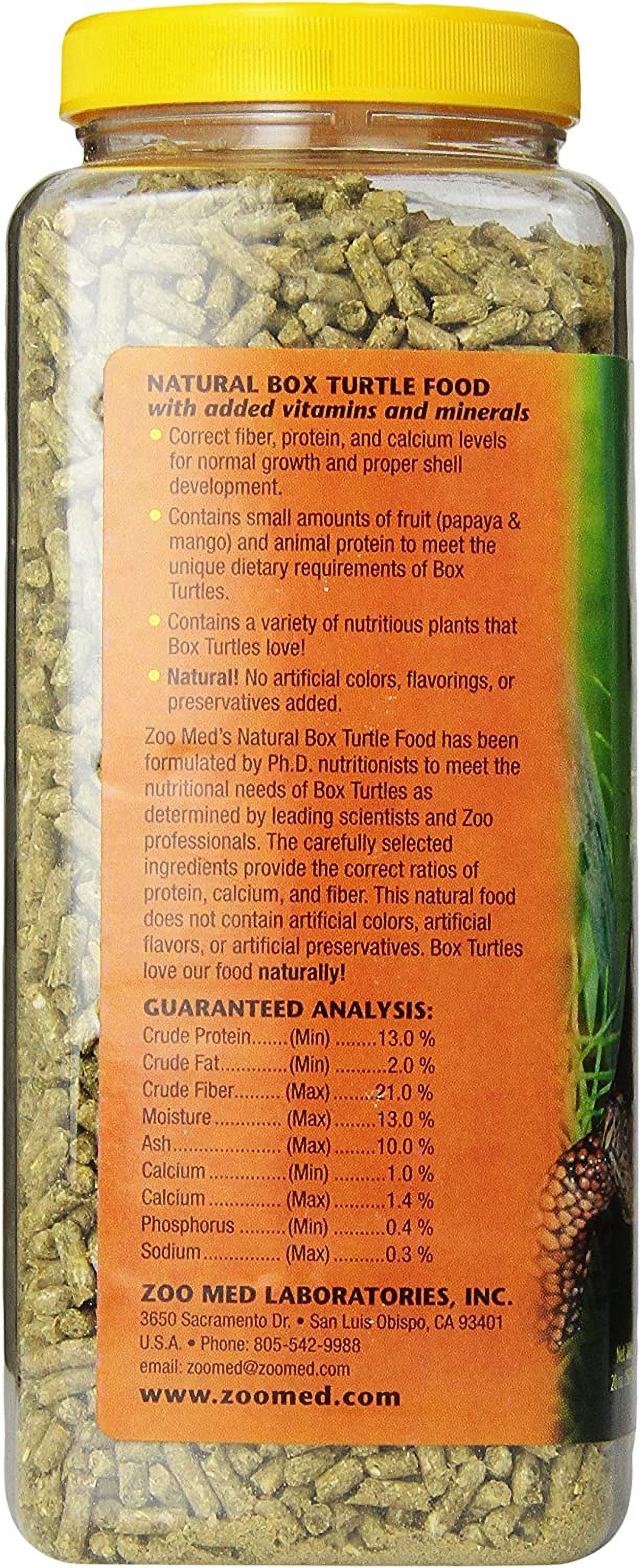 Zoo Med Natural Box Turtle Food [Reptile Tortoise Food, Reptile Supplies] 60 oz (3 x 20 oz)