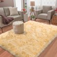 thumbnail image 2 of SANMADROLA Ultra Soft Faux Fur Area Rug, 3" x 3", 2 of 4