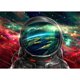 thumbnail image 1 of Pintura de diamante (DB7012) 5D DIY Estrella cuadrada Astronauta Resina Diamante de imitación 45x60cm FLhrweasw Nuevo, 1 of 1