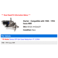 thumbnail image 2 of Starter - Compatible with 1988 - 1994 Isuzu NRR 1989 1990 1991 1992 1993, 2 of 4
