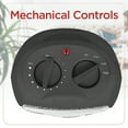 thumbnail image 2 of BLACK+DECKER 1,500-Watt-Max Desktop Ceramic Heater with Fan Setting (Black), BHDC500B46, 2 of 5