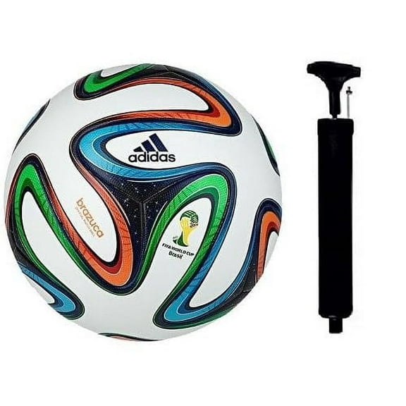 Redant Brazuka Football For All Ages Suited For The Grass Fields | Pu | Suitable For Grass | Practice Ball | Soccer Ball | For Unisex | Football Size 5 | With Pump | Multicolour