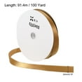 thumbnail image 2 of Unique Bargains 0.79' x 100 Yards Double Face Decorate Crafts Roll Satin Ribbon Khaki, 2 of 5