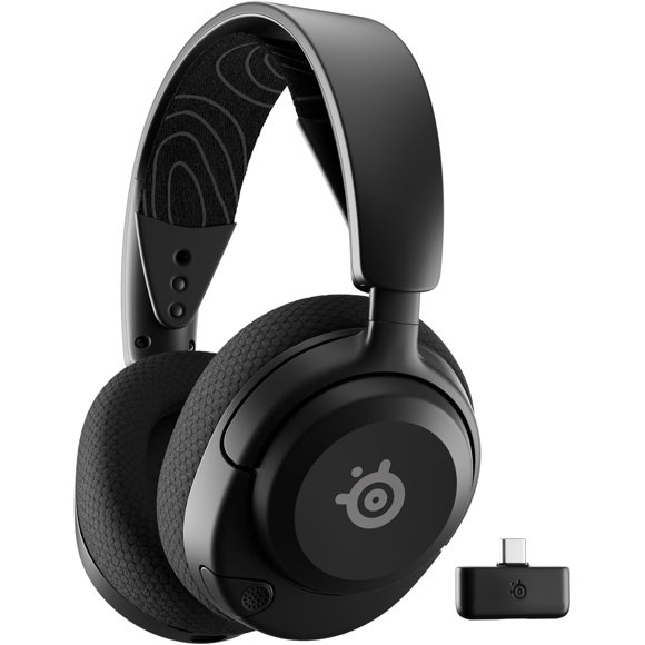 SteelSeries Arctis Nova 5 Wireless Multi-System Gaming Headset | Neodymium Magnetic Drivers | 60 HR Battery | 2.4GHz or BT | ClearCast Gen2.X Mic | PC, PS5, PS4, Switch, Mobile | Brand New