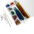 thumbnail image 3 of ruzhgo 560Pcs Wire Kit 14 Lengths U Shape Solderless Breadboard Cable Wire Kit with Plastic Box, 3 of 4