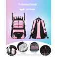 thumbnail image 4 of Bolsa de béisbol COMECOI Mochila de softball con compartimento para zapatos, 4 of 7