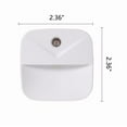 thumbnail image 3 of Home Cal Plug-in LED Night Light with Dusk-to-Dawn Sensor for Bedroom, Bathroom, Kitchen, Hallway,Stairs,V Shape,White,6 Pack, 3 of 7